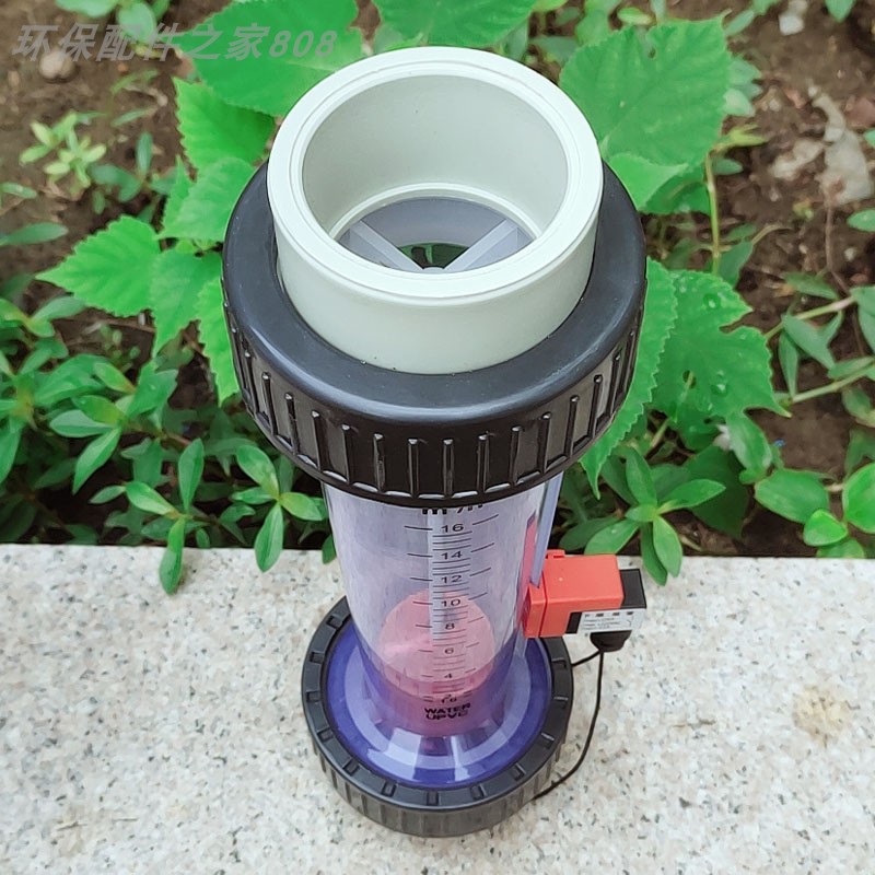 Upper and lower limit with alarm switch flowmeter PPH material plastic float high and low liquid water pipe flowmeter