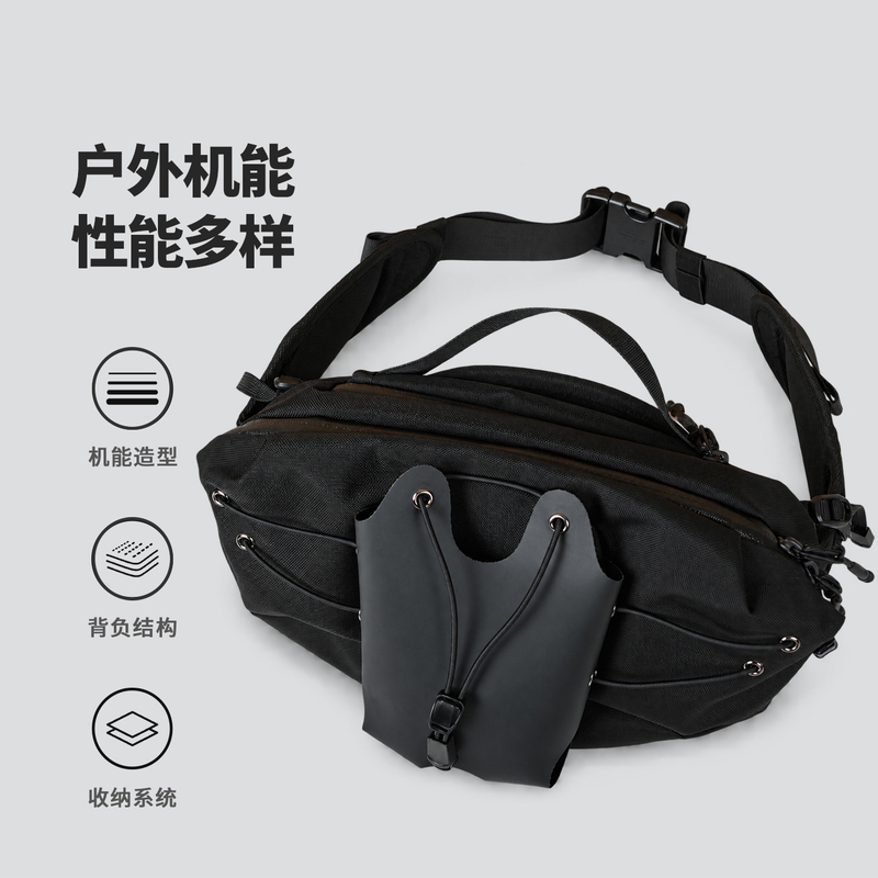 [Niuma Q5 Functional Waist Bag] 840D Nylon 66 Fully Equipped Waist Bag Motorcycle Bag
