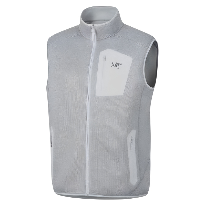 Arcteryx Covert Vest Casual Fleece Warm Zip-Up Sleeveless Vest for Men