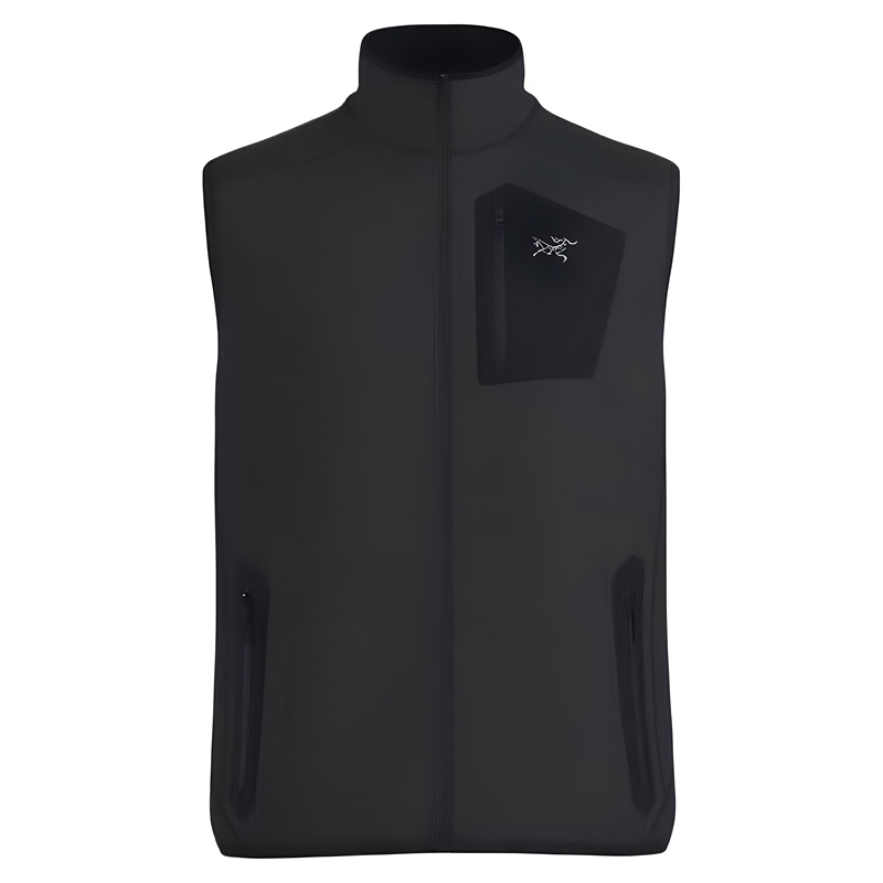 Arcteryx Covert Vest Casual Fleece Warm Zip-Up Sleeveless Vest for Men