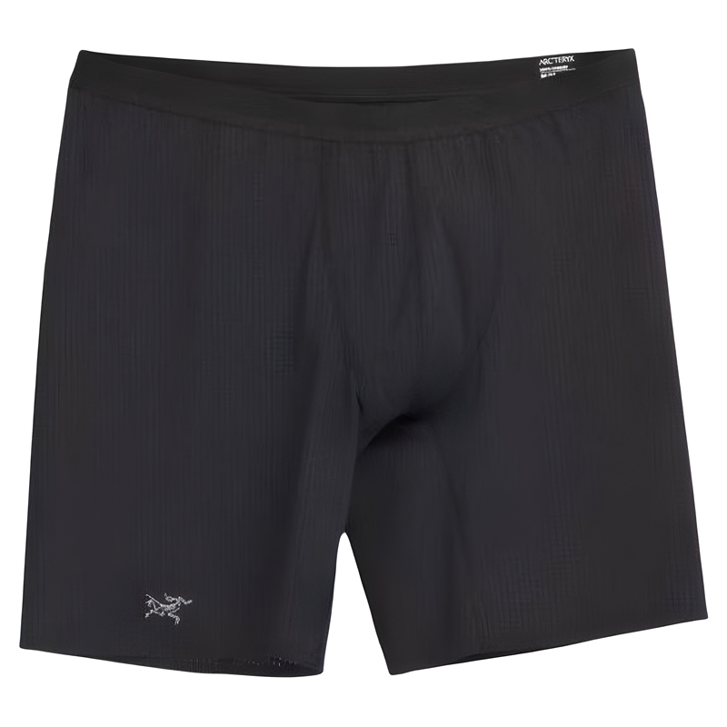 Arcteryx Norvan Breathable, Comfortable, Lightweight, Slim-Fit Three-Quarter Sports Shorts for Men, Black