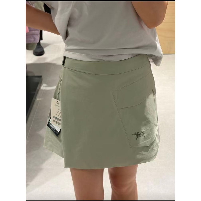 Arcteryx Soniislskort4 "Quick-Dry Embroidered Skirt Shorts, Skin-Friendly, Lightweight, Breathable Shorts