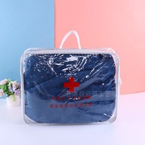 Customized link Factory direct sales transparent PVC quilt packaging bag non-woven double-sided printing portable thick plastic bag