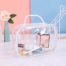 Factory direct quilt packaging bag PVC dustproof storage bag cosmetic bag clothes organizer bag white