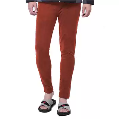 Middle-aged and elderly spring and autumn outdoor warm fleece fleece pants men's breathable inner wear warm pants liner fine velvet thin section