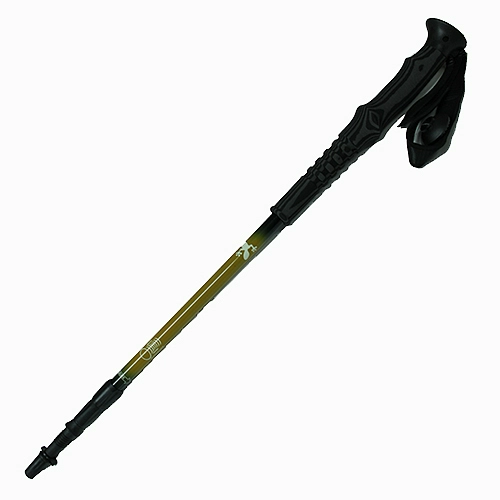 Creeper siêu nhẹ trekking cực tự khóa telescopic co ngoài trời đi bộ đường dài ba thẳng chân cong xử lý leo mía