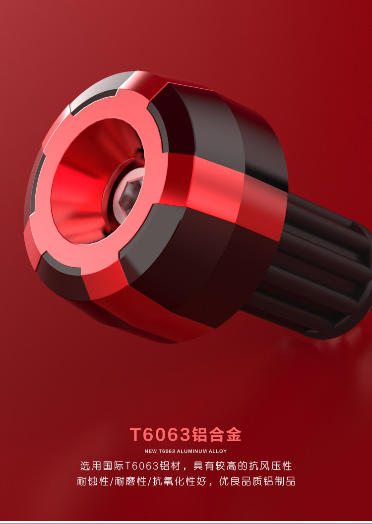 Motorcycle handle plug modification universal anti-slip ghost fire off-road vehicle faucet handlebar drop-resistant aluminum alloy handle plug