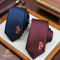 Hyde Park Dolls and Cubs Wedding Gift Wine Red Tibetan Blue Couple Best Man Groom Tie