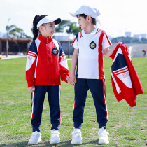 2022 New elementary school childrens school uniforms Spring and autumn clothes kindergarten garden clothes autumn suit for summer class Two sets