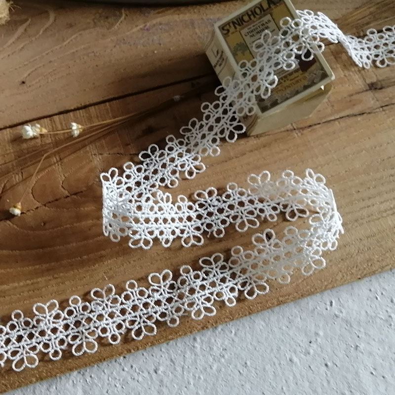White hollowed-out water soluble embroidered lace accessories collar side decorated clothes Waters lace lace with Lolita handmade material