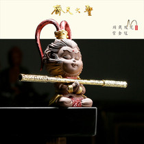 Sun Wukong decoration creative Qi Tian Da Sheng Tea Pet boutique Purple sand bucket Buddha Kung Fu tea set Tea tray Tea ceremony