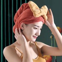 Dry hair cap super absorbent quick-drying womens shower cap wipe hair bag headscarf long hair cute shampoo dry hair towel new summer