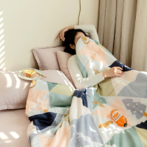 Summer cool quilt air-conditioned by summer thin children double summer quilt dormitory single thin quilt wash cotton machine washable