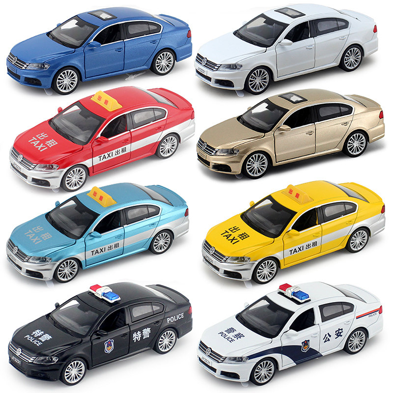 Jiaye Foss Langyi TAXI TAXI Didi Alloy Back Force Car Children's Toy Car with Base