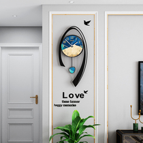 Modern minimalist clock wall clock living room Nordic luxury home fashion wall personality creative atmosphere decoration hanging watch