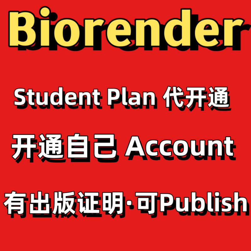 Biorender Student Plan Is Now Available, Allowing for High-Resolution Image Export Without Watermarks and with a Publishing Certificate