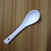 Korean ceramic porcelain spoon Household soup spoon Creative ceramic eating spoon Spoon Noodle spoon Extended soup spoon