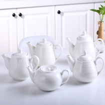 Ceramic teapot Restaurant Hotel Restaurant Ceramic Teapot Restaurant Teapot Tea kettle Large capacity ceramic white teapot