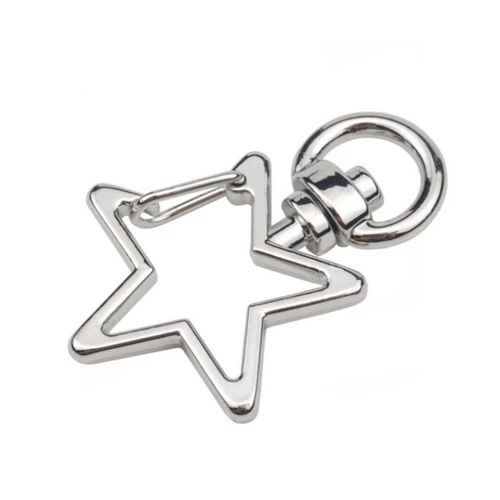 Брелок в виде сердечка, металлическая подвеска, аксессуар, золотые аксессуары