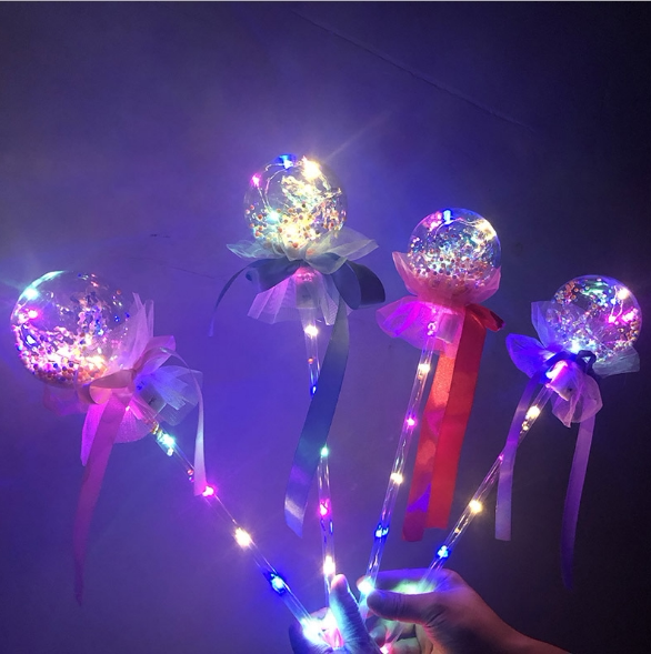 Luminous Large Four-Section Responsive Fluorescent Bar Concert Help Wei Prop Luminous Night Market Show Children's Toys