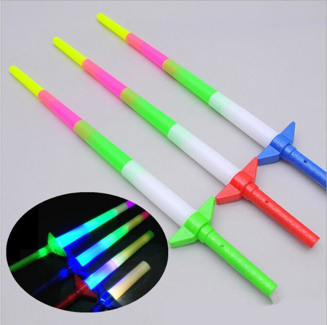 Firefly concert bassist with Four Festivals Telescopic Flash Stick Big Luminous Stick Children Luminous Concert Props