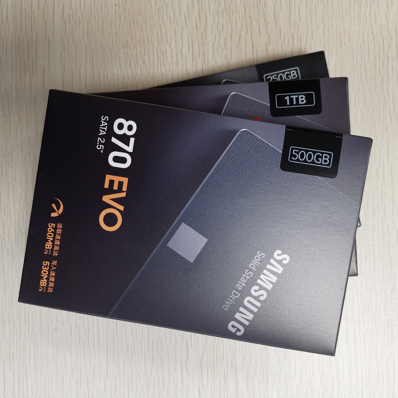 Samsung Solid State Drive 870Evo Sata 250G/500/1T 2.5inch Ssd Mz-77E500B/1T0B