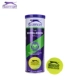 Slazenger Schlesinger tennis bể sắt màu tím Wimbledon cạnh tranh da báo với bóng đào tạo ống giá vợt tennis wilson