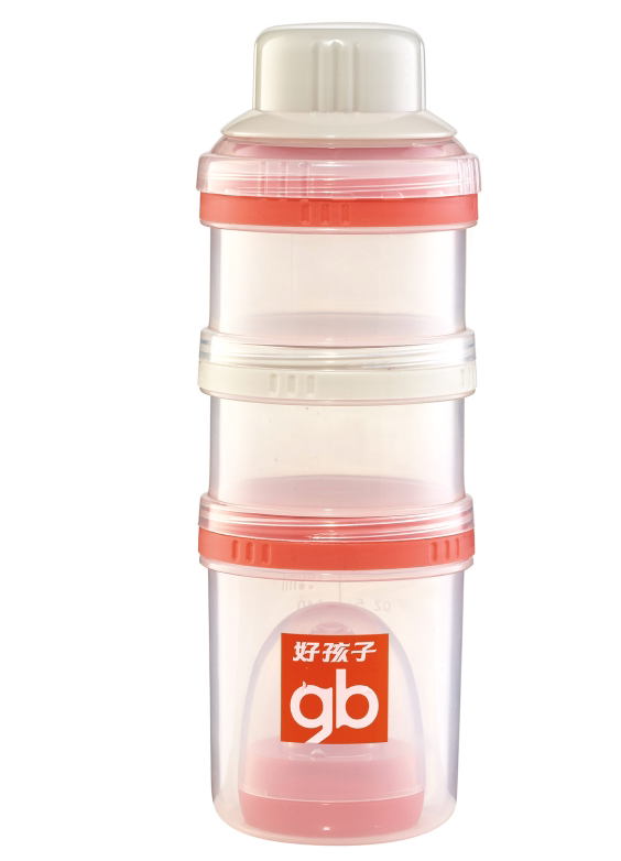 (full amount) Good children Triple Milk Powder Tank Portable for Moisture Protection Sealed Tank Milk Powder Box Large Capacity