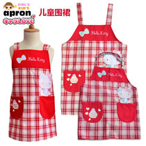 Outlet Japan Childrens hood cotton girl baby girl eating and drawing anti-dirty anti-wear vest style toddler apron