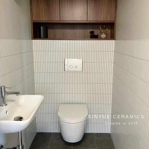 Xinyue скандинавские белые вертикальные полоски, вогнутая и выпуклая мозаика, черная плитка для столовой, кухни, ванной комнаты, ванной комнаты