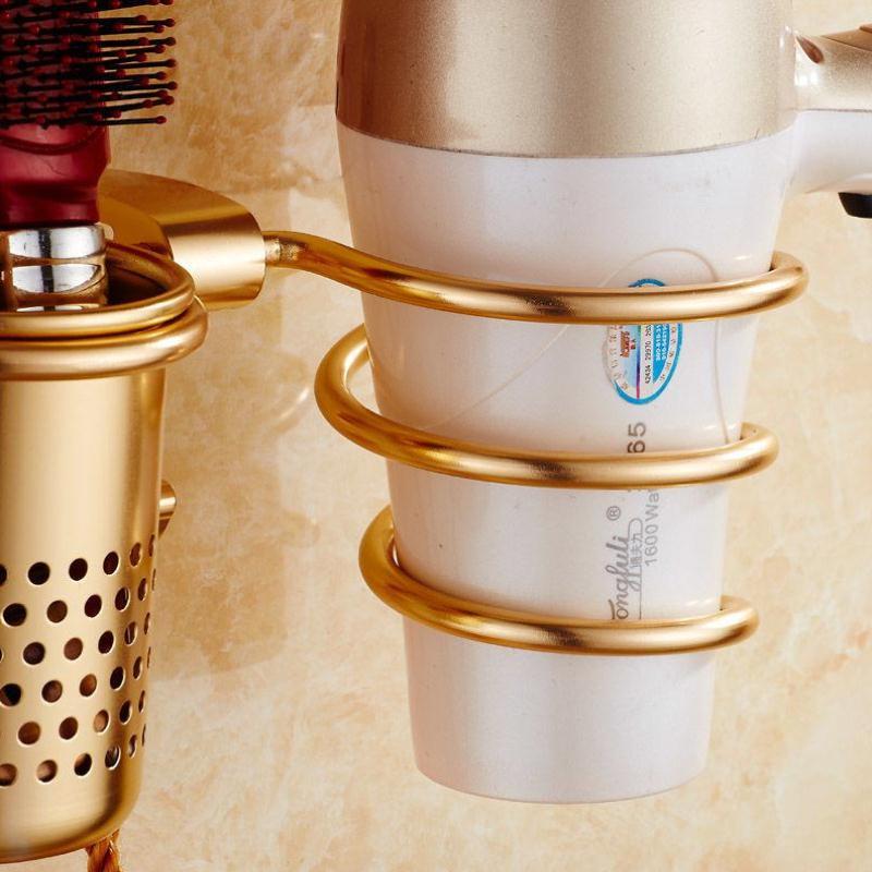 Punched-free double-use dressing room rack household adhesive blowing rack universal hair salon management shop rack