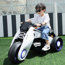 Bedochi Hurricane Children Electric Motorcycle Woman Baby Big Boy Three Rounds of Battery Charged Toy Car