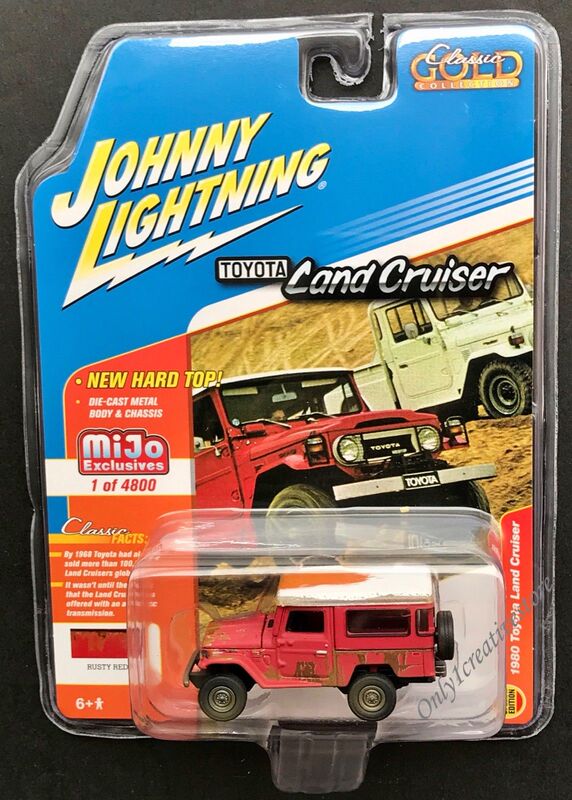 Johnny Lightning Land Cruiser Fj40 Red Rust-Colored Hardtop 2019K1057