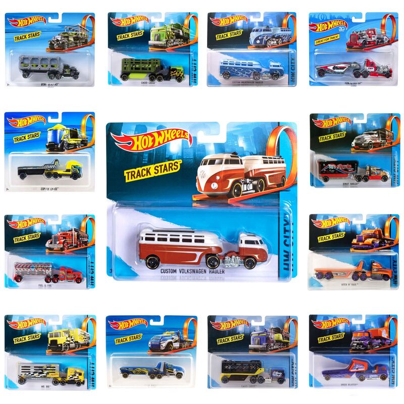 Hot Wheels Hauler Trailer Truck Small Track Star Collection-1 15cm before 2021 K077