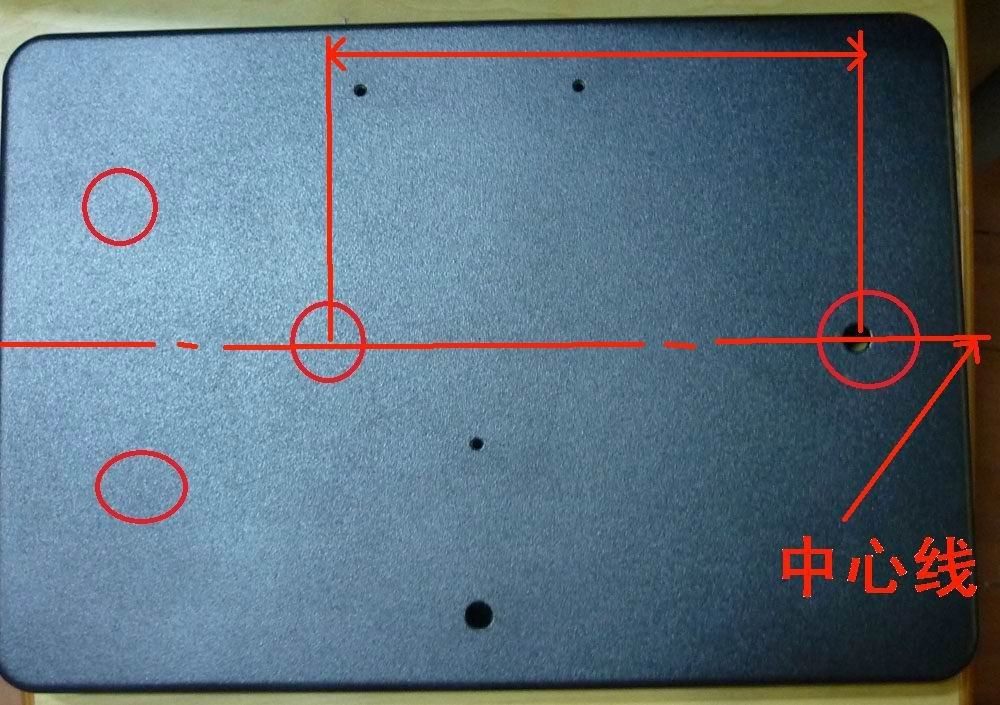 Single-cylinder liquid crystal film TV Microscopy Shelf with black 5 holes large base plate Fitted Xy push Translational Desk Promotion