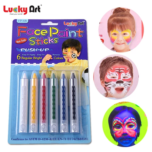 Окрашенные водонепроницаемые физиологичные пигментированные ручки для рисования для лица