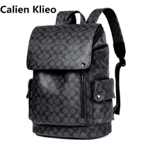Calien Klieo mens backpack fashion outdoor travel backpack business Tide brand large capacity schoolbag men