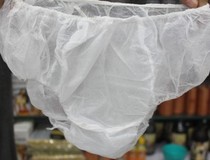 Womens disposable underwear bath trip 40 imported fabric White
