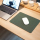 Molanxi double-sided cowhide desk pad mouse pad ປີ້ນກັບກັນໄດ້ສໍາລັບຫ້ອງການແລະເຮືອນ ການອອກແບບໂຄງສ້າງງ່າຍດາຍ