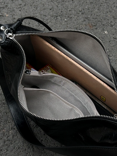 Linzi Non -Gender Nice Minimalist Todot Bag Wiled Oil Wax Ceething Student Большая сумка большая сумка поперечного телека