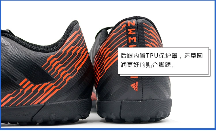 Bang Bang: giày chính hãng Adidas Adidas NEMEZIZ 17.4 TF giày bóng đá trẻ em CP9214