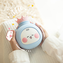 Teenage Girl Hearts Cute Silicone Hot Water Bags Warm Hands Treasure Water Infused Warm Water Bags Winter Warm Students Cartoon Stay Cute Gifts