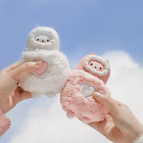 Valentines Day Gifts Teenage Girl Hearts Plush Goat Hump Warm Foreign Warm Hand Treasure Usb Charging Treasure Portable and Send Girlfriend
