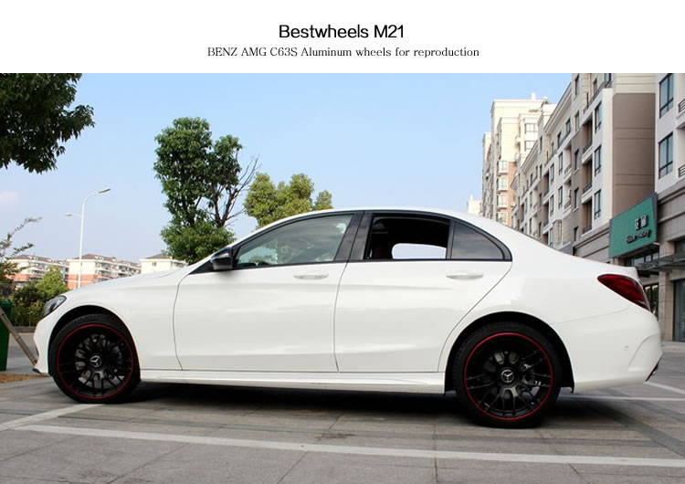 19/20 inch cho sửa đổi trung tâm bánh trước và sau của Mercedes-Benz C63s C200 GLC E300 được rèn chuông lốp AMG 	giá vành ô tô