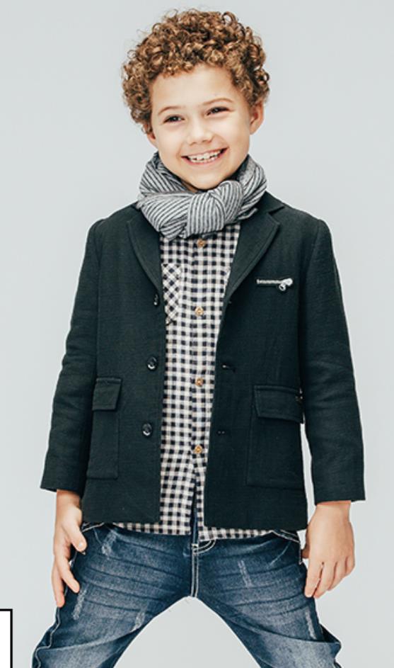 IVY NHÀ Ivy Kids mùa xuân và mùa thu mới Casual thời trang thời trang Thời trang Suit Jacket.