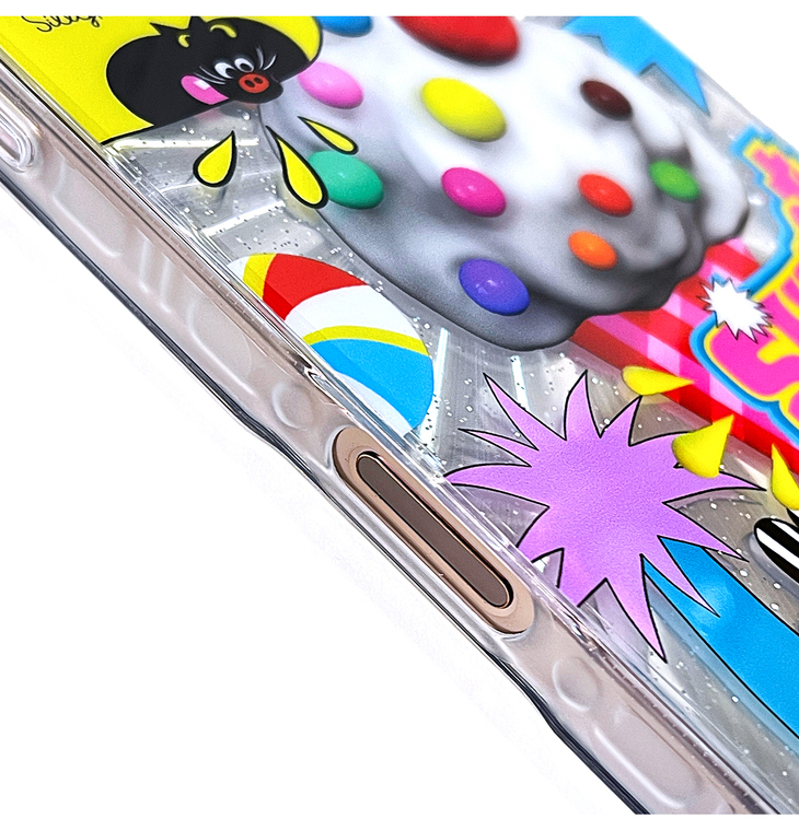 Alien Sun Sweet Kiss Graphic iPhone Case