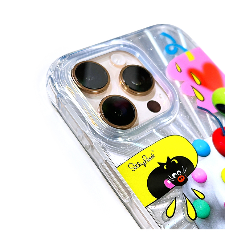 Alien Sun Sweet Kiss Graphic iPhone Case