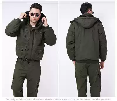 I want to buy 2019 new breathable warm welder winter wear-resistant overalls cotton coat men and women with the same model