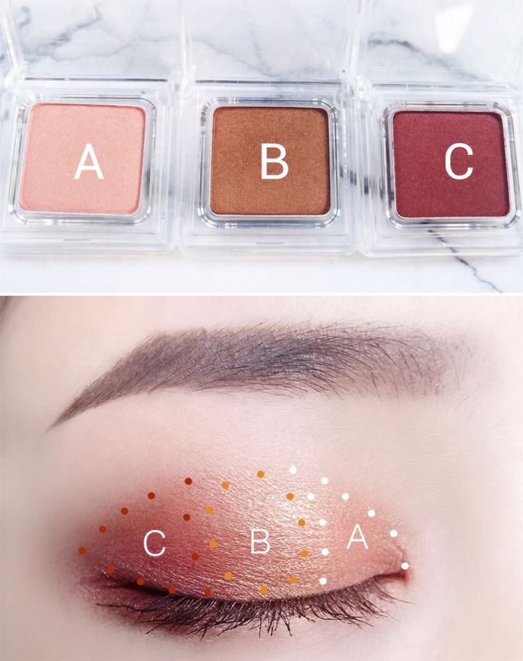Hàn Quốc Chính hãng Unny Monochrom Eye Shadow Matte Pearl Light Nàng tiên cá Ji Dadi Màu rượu vang đỏ Đơn mới bắt đầu ộ phấn mắt