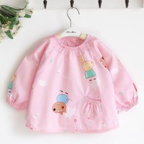 Spring and summer cover-up Baby cover-up pocket coat Baby children new boy infant waterproof girl dinner suit